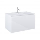 Oltens Vernal umywalka z szafką 80 cm biały połysk 68014000