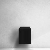 Oltens Lun szafka podumywalkowa 40 cm czarny mat 60026300