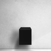 Oltens Lun szafka podumywalkowa 40 cm czarny mat 60031300