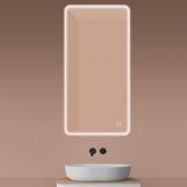 Oltens Nordlis lustro 60x120 cm prostokątne z oświetleniem z przodu z matą grzewczą 64118000