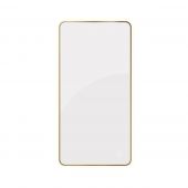 Oltens Nordlis lustro 60x120 cm prostokątne z oświetleniem z przodu z matą grzewczą mosiądz szczotkowany 64118510
