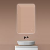 Oltens Nordlis lustro 60x100 cm prostokątne z oświetleniem od tyłu z matą grzewczą 64120000