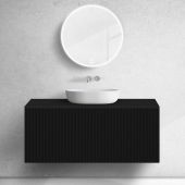 Oltens Lun szafka podumywalkowa 120 cm czarny mat 60030300