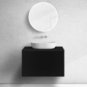 Oltens Lun szafka podumywalkowa 80 cm czarny mat 60033300