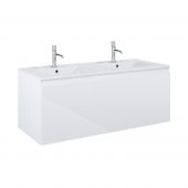 Oltens Vernal umywalka z szafką 120 cm biały połysk 68034000