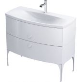 Oristo Louis szafka 102 cm podumywalkowa wisząca biały połysk OR50-SD2S-102-1