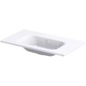 Oristo Uni umywalka 81x46 cm prostokątna meblowa biała UME-AR-80-92-BO