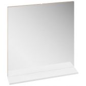 Ravak Rosa II lustro 76x75 cm prostokątne z półką cappucino X000001298