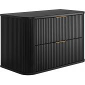 Rodan Elegance szafka z blatem 80,4x41,5x51,7 cm podumywalkowa wisząca czarna