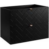 Rodan Trend szafka 80x46x60,7 cm podumywalkowa wisząca czarna