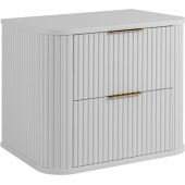 Rodan Elegance szafka z blatem 60,4x41,5x51,7 cm podumywalkowa wisząca biała