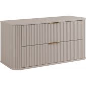 Rodan Elegance szafka z blatem 100,4x41,5x51,7 cm podumywalkowa wisząca beżowa