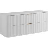 Rodan Elegance szafka z blatem 120,4x41,5x51,7 cm podumywalkowa wisząca biała