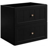 Rodan Gusto szafka 60x46x57 cm podumywalkowa wisząca czarna