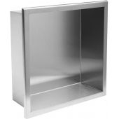 Rea półka wnękowa 30 cm stal szczotkowana REA-05600