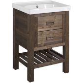 Sapho Brand szafka 56x43x83 cm podumywalkowa stojąca dąb BA068S