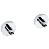 Sapho X-Round uchwyt do półki 5,5 cm zestaw 2 szt chrom XR009