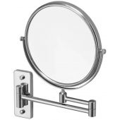 Stella lusterko kosmetyczne 26x32 cm okrągłe chrom 22.01230