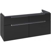 Villeroy & Boch Subway 2.0 szafka 128,7x44,9x59 cm podumywalkowa wisząca Volcano Black A91710VL
