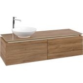 Villeroy & Boch Legato szafka 140 cm podumywalkowa wisząca lewa Oak Kansas B58700RH