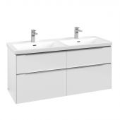 Villeroy & Boch Subway 3.0 szafka 127,2 cm podumywalkowa wisząca Brillant White C568L0VE