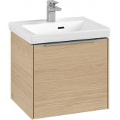 Villeroy & Boch Subway 3.0 szafka 47,3 cm podumywalkowa wisząca z oświetleniem LED Nordic Oak C580L0VJ