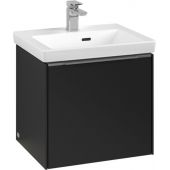 Villeroy & Boch Subway 3.0 szafka 47,3 cm podumywalkowa wisząca z oświetleniem LED Volcano Black C580L0VL