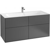 Villeroy & Boch Finion szafka 119,6 cm podumywalkowa wisząca anthracite matt lacquer F05000GK