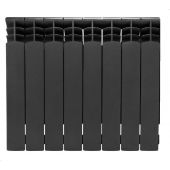 KFA Armatura G500F/8 grzejnik pokojowy 57,2x64,4 cm podłączenie boczne grafitowy 777-080-61