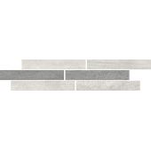 Opoczno Harmony White Mosaic dekor ścienno-podłogowy 7,3x34,7 cm biały mat