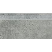 Opoczno Newstone Grey Steptread stopnica podłogowa 29,8x59,8 cm szary mat