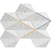 Tubądzin Dots grey mozaika ścienna 29,8x22,1 cm 