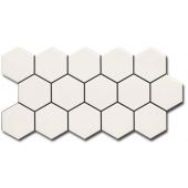 Realonda Hex Snow płytka ścienno-podłogowa 26,5x51 cm biały mat