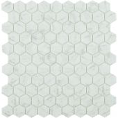 Vidrepur Mozaika Carrara Grey MT Antid Hex 4300 mozaika ścienna 31,7x30,7 cm