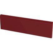 Paradyż Natural Rosa cokół podłogowy 30x8,1 cm czerwona