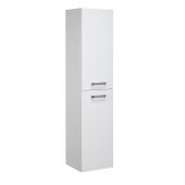 Astor Toscania szafka boczna 130 cm wysoka stojąca biały połysk AM-TOC-132-00