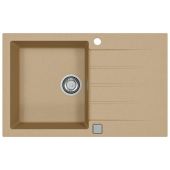 Alveus Cadit 20 zlewozmywak 79x50 cm Granital beżowy 1132024
