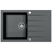 Alveus Cadit 20 zlewozmywak 79x50 cm Granital czarny 1132026