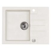 Alveus Rock zlewozmywak granitowy 59,5x47,5 cm biały 1213011