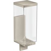 Axor Universal Rectangular dozownik mydła w płynie 600 ml nikiel szczotkowany 42610820