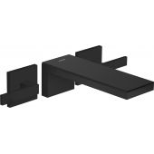 Axor MyEdition bateria umywalkowa podtynkowa 3-otworowa czarny mat/czarny 47080670