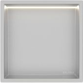 Balneo Wall Box LED Inox półka wnękowa 30 cm inox B0101010109-1