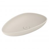 Bocchi Etna umywalka 58x37 cm owalna nablatowa brąz/beż 1114-007-0325
