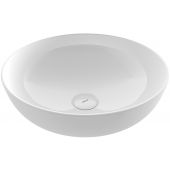 Bocchi Sottile Slim Line umywalka 38 cm nablatowa okrągła Clean Plus+ biały połysk 1494-001-0125