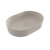 Bocchi Sottile Slim Line umywalka 54,9x37,9 cm owalna brąz/beż 1521-007-0125
