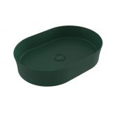Bocchi Sottile Slim Line umywalka 54,9x37,9 cm owalna zielona 1521-027-0125