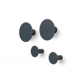Blomus Ponto zestaw wieszaków na ręczniki 4 szt Gunmetal B65800