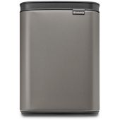 Brabantia Bo kosz na śmieci 4 l platynowy 222504