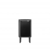 Brabantia Bo kosz na śmieci 4 l czarny mat 227028