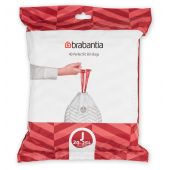 Brabantia PerfectFit worki na śmieci 25 l (40 szt) biały 115608